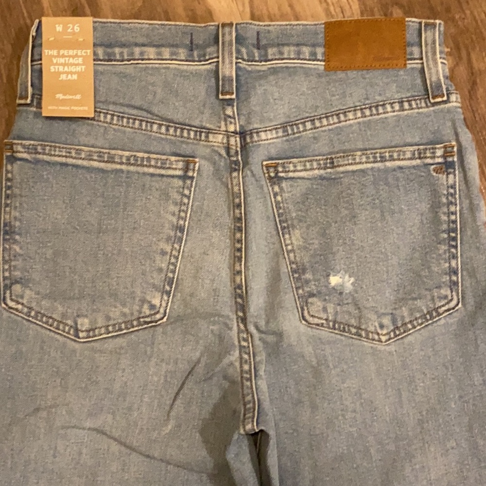 ***NWT*** Madewell Vintage Straight Jean Size W26 - Picture 6 of 10